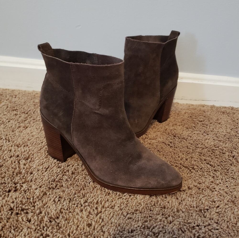 Latigo anthro jambalaya suede leather heeled ankle boot brown 7